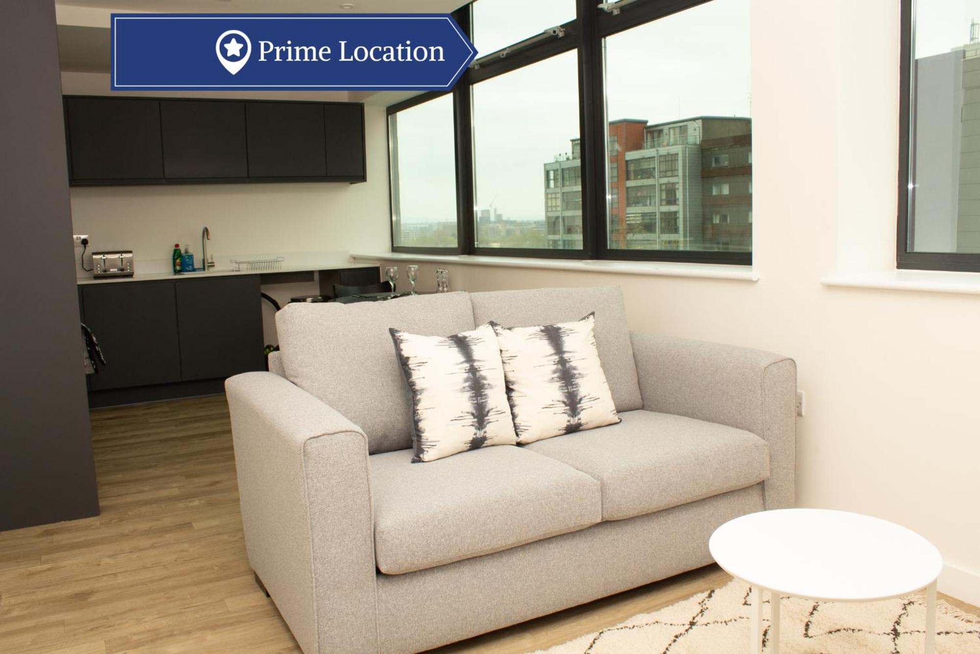 Dashing 1Br Penthouse Near Mcr Stadiums Manchester Luaran gambar